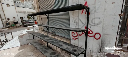  3 رفوف حديد تفصيل للبيع