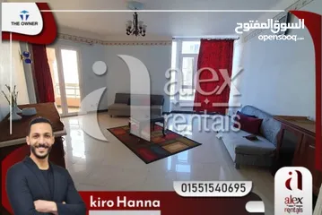  5 شقة للايجار مفروش 200 م سيدي بشر ( علي البحر مباشرة )