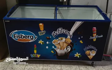  3 للبيع: فريزر آيس كريم تجاري بحالة شبه جديدة – ماركة Ugur / Eisberg
