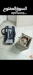  14 عربات ومقاعد و سراير اطفال بحاله ممتازه للبيع في اربد