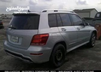  5 مارسدس GLK350 2013 عائلي للبيع او مراوس مع سيارة اقل