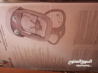  3 تخت بيبي هزاز وتخت خشب لعمر 6 سنوات و هزاز كهرباء وكراجه