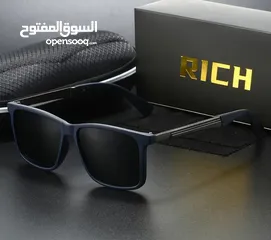  2 نظارات رجالية كلاسيكية بسيطة بتصميم مربع نظارات رجالية كلاسيكية بسيطة بتصميم مربع