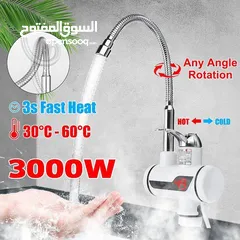  4 لاداعي لانتظار لوصول الماء الساخن   وفِّر الماء والكهرباء مع حنفية تسخين الماء الفوري