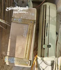  1 مكيف مستعمل بحاله ممتازه طن و نص يونيون اير /Unionaire مع جميع  اسلاكه و جهاز التحكم جاهز للاستعمال