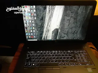  9 لابتوب hb zbook  17 g3 مخصص برنامج هندسيه يشغل العاب فول windows  11