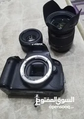  2 كاميره كانون 650D بحاله ممتازه