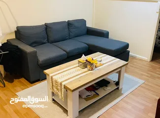  2 sofa and table