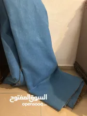  2 موكيتة بني مربعات وبيج للبيع 3*4