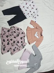  6 جهاز وملاابس بيبي بناتي ماركات