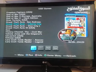  20 بلايستيشن 2 معدلة مع اسلاك + ميموري جديدة هدية + هارديسك وميموري عليهم 60 لعبة مميزة