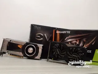  6 GIGABYTE GTX 1650 + EVGA GTX 1080