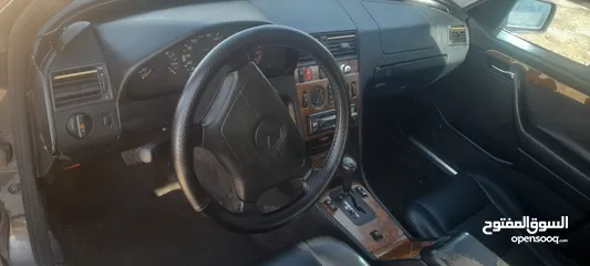 22 مرسيدس بنز c180 موديل 1995  ماتور اسود سعه 2000cc  اتوماتيك