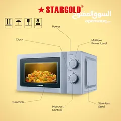  2 STARGOLD MICROWAVE OVEN