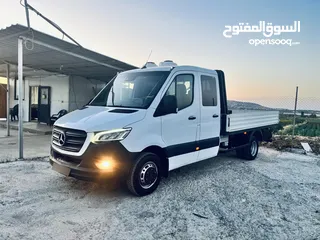  1 مرسيدس 519 موديل 2021 ترخيص 2020 محوله ضفه جاهز نازله