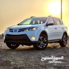  1 Toyota Rav4 Limited 2015 تويوتا راف فور  ابيض