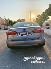  13 كيا سراتو موديل 2016 لون فيراني فحص كامل ترخيص سنة كاملة وتأمين ضد الغير