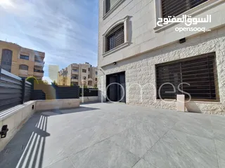  8 شقة ارضية مع حديقة للبيع في خلدا - الهمشري - بمساحة بناء 200م