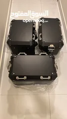  2 Bmw Gs top box and side box panniers