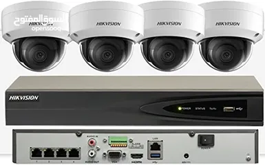  1 كاميرات المراقبة الشبكية Hikvision IP  للمنشأت والمصانع والمجمعات