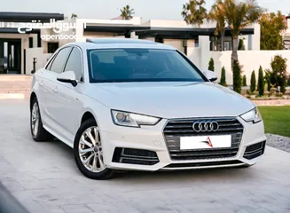  3 Audi A4 2018 - GCC -1.4L S Line - Original Paint- Full Service History-Available n ZERO Down Payment