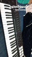  6 midi keyboard m audio oxygen 49 mkv اورج      usb with converter to usb cميدي