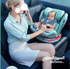  5 مقعد السيارة الدوار 360° – الأمان والراحة لطفلك مع Island Toys