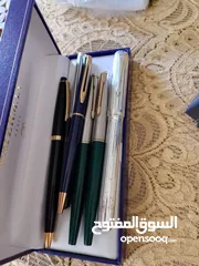  3 اقلام حبر عادي و ريشه ماركات عالميه بحاله ممتازه وجيده جدا بسعر مغري جداً