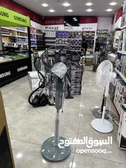  3 مروحة ستاند 18 انش فقط 15 دينار