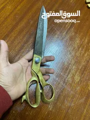  5 جاط ومقص وشكل طائر نحاس