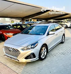  1 2018 hyundai sonata Sport full option. Silver import From USA....