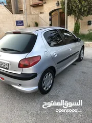  12 بيجو 206 /2009 ماتور 1600 اصلي بحالة الوكالة