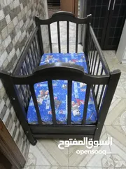  3 تخت بيبي خشب