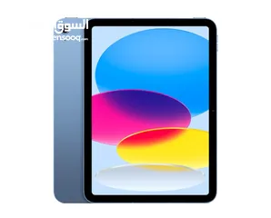  9 iPad 10 /64 GB ايباد الجيل العاشر 64 جيجا  جديد مسكر فلكرتونه مكفول سنه كامل من ابل  نو اكتف جديد