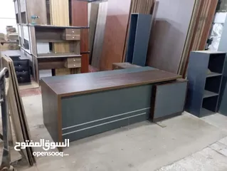  28 عرض لفترة محدودة مكتب مدير فخم مع جانبية وطاولة  بسعر يبدأمن 225د شامل التوصيل عمان زرقا