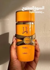  3 عطر يارا توس البرتقالي للنساء من لطافة  نسائي  حجم 100 مل من دار عطور لطافه الإماراتية