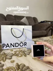  4 خاتم باندورا الأصلي مع الفاتورة PANDORA