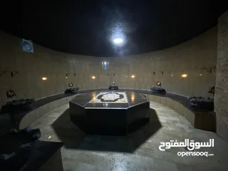  1 حمام تركي وسبا  للضمان