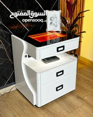  3 الكوميدينا الذكية مع الخزنة   تصميم عصري وظائف ذكية  أمان عالي مصنوعة من أجود أنواع الخشب