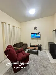 8 استوديو مفروش للايجار الشهري بعجمان منطقه الجرف ، بجوار الجامعه ومستشفي خليفه