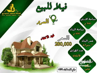  1 رقم الاعلان (4471) فيلا للبيع في السرو اسكان طيبة خلف عمان الاهلية قيد الانشاء