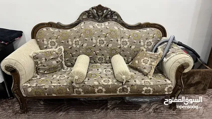  3 طقم كنب غرفة ضيوف مكون من 9 مقاعد