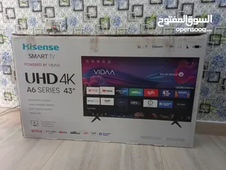  7 Hisense SMART UHDTV 4K 43"