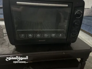  1 مايكرويف  sharp EO-35K +30L مستعمل وبحالة ممتازة
