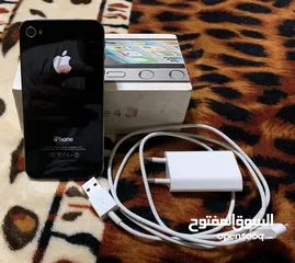  1 Iphone 4s 32 GB جديد بحالته بكامل حاجته