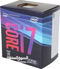  1 مطلوب ( معالج i7 8700 او i5 الجيل الـ8 ) مطلوب