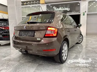  4 سكودا فابيا اوتوماتيك .. ترخيص 2019 .. لون بني مميز