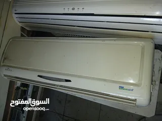  4 مكيفات مستعمله بحاله جديده