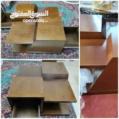  1 طاولة وسط سبور