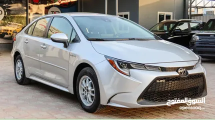  1 تويوتا كارولا هايبرد 2021 بحالة الوكالة Toyota corolla